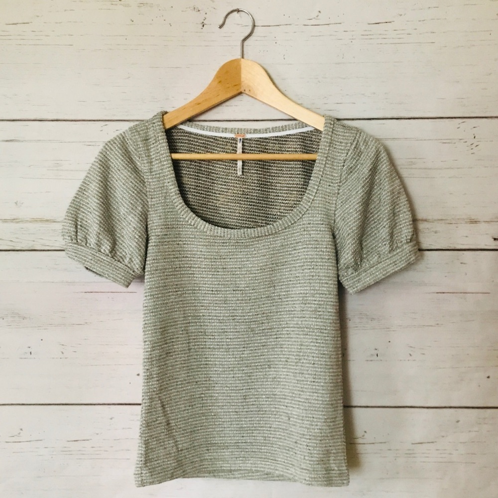 FP puff sleeve top NEW